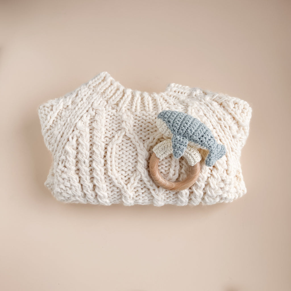 Nautical Whale Teether