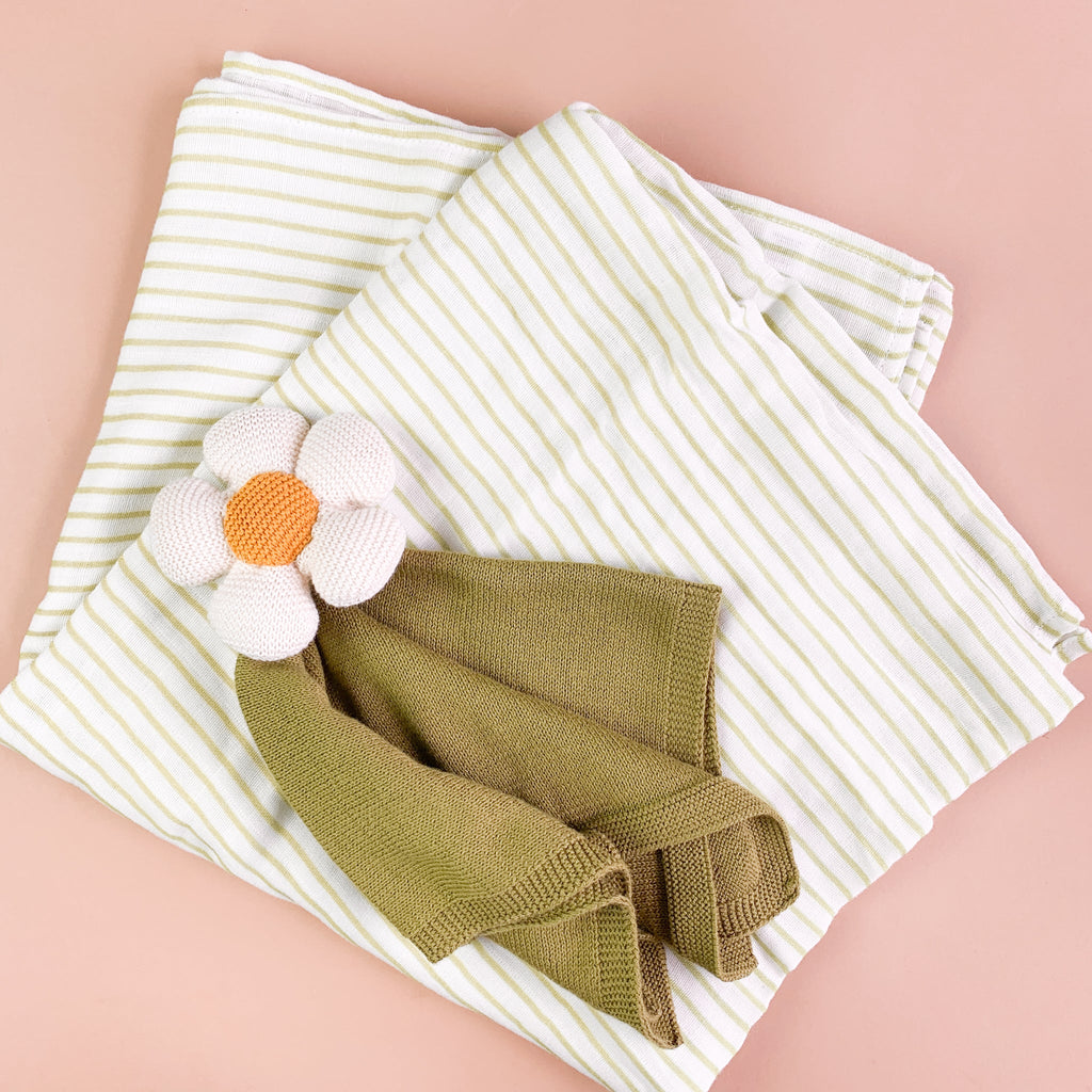Flower Swaddle Set