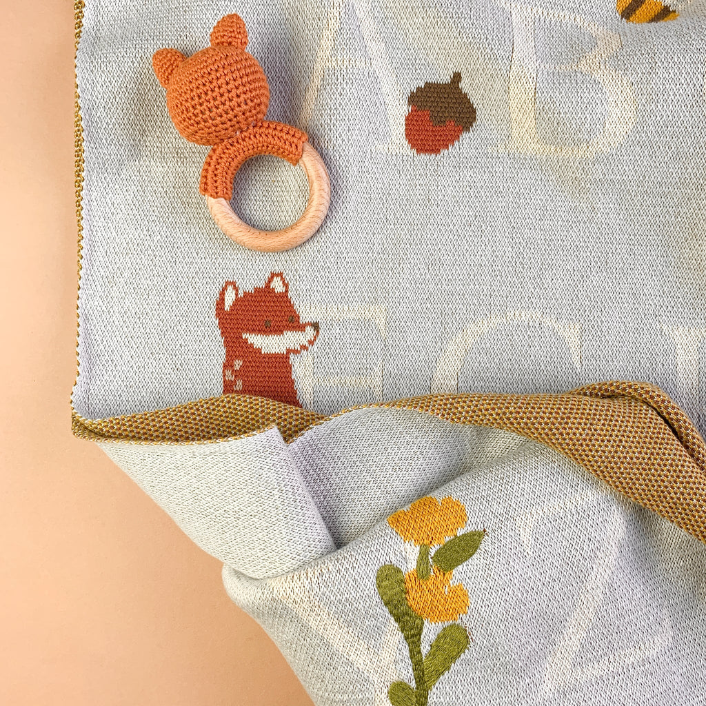 Fox Blanket Set