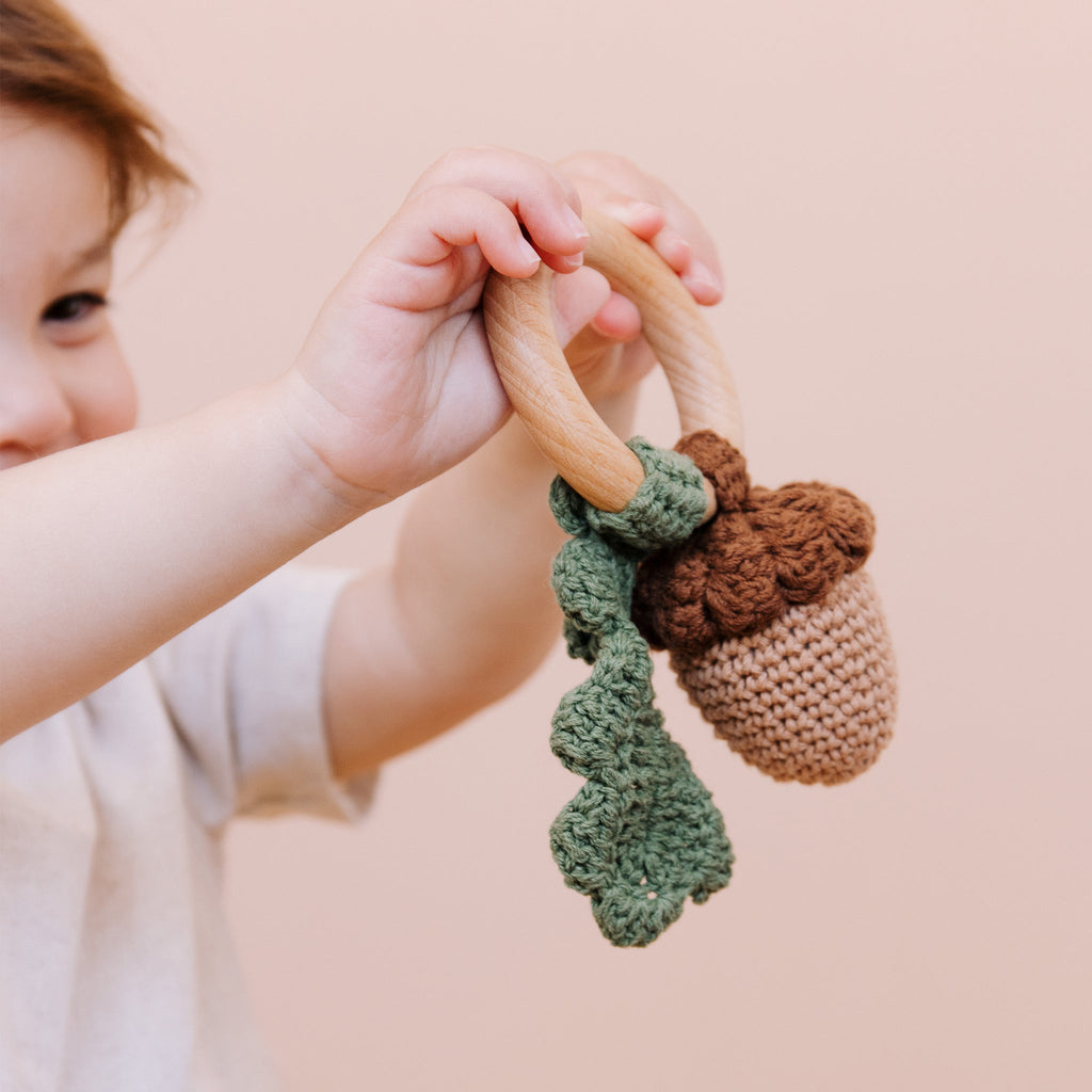 Woodland Acorn Teether