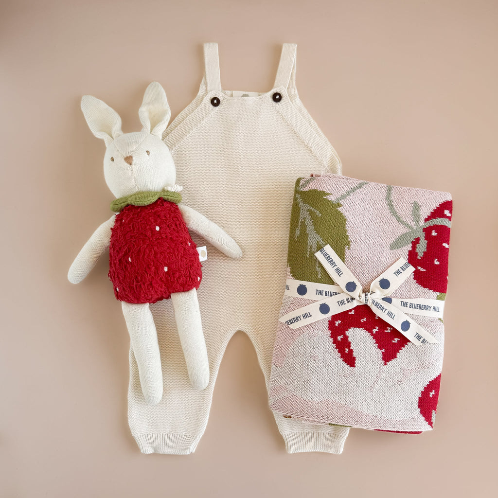 Strawberry Bunny Blanket