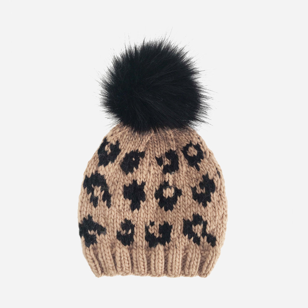 Cheetah Adult Beanie