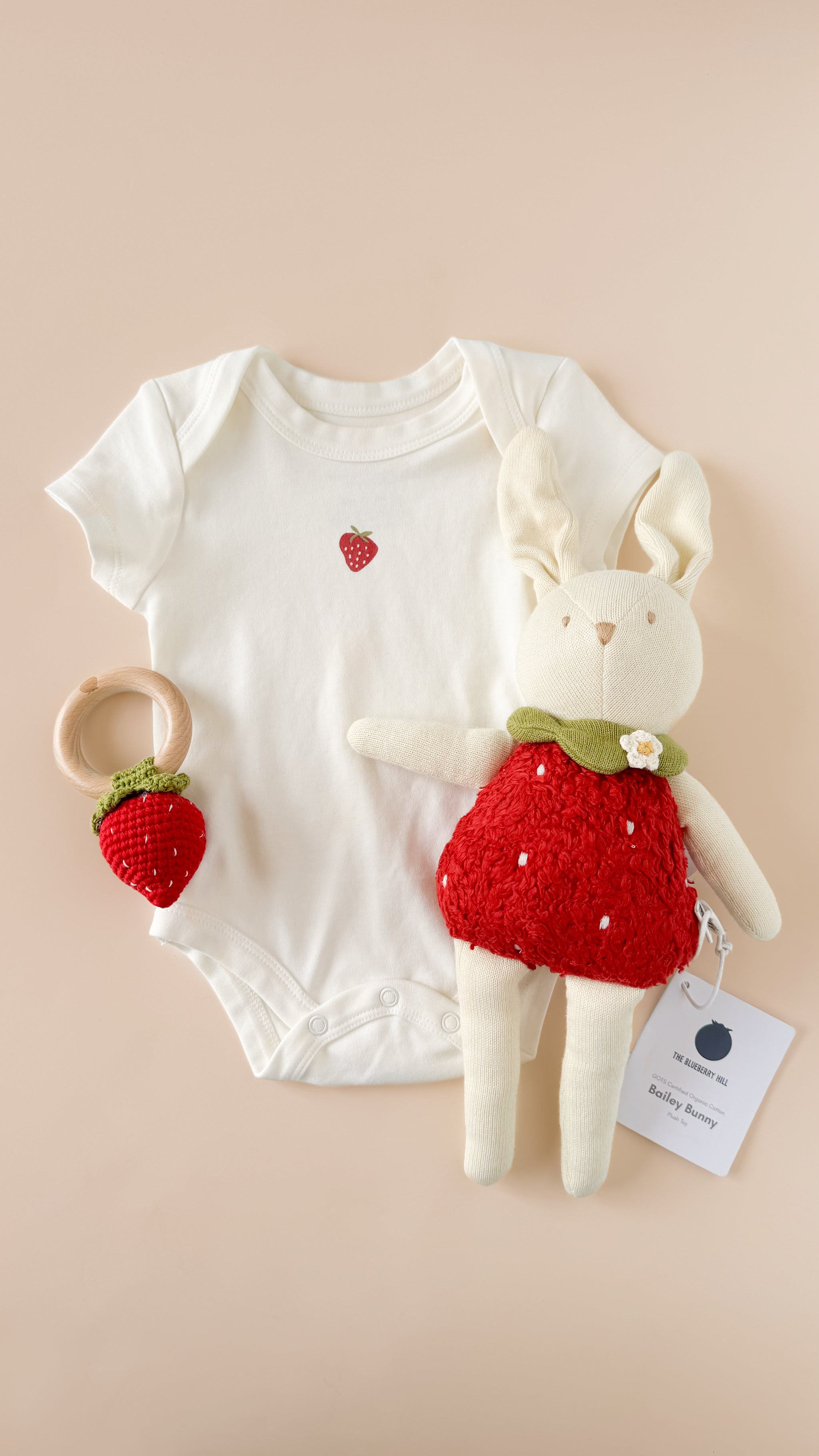 Baby Strawberry Teether
