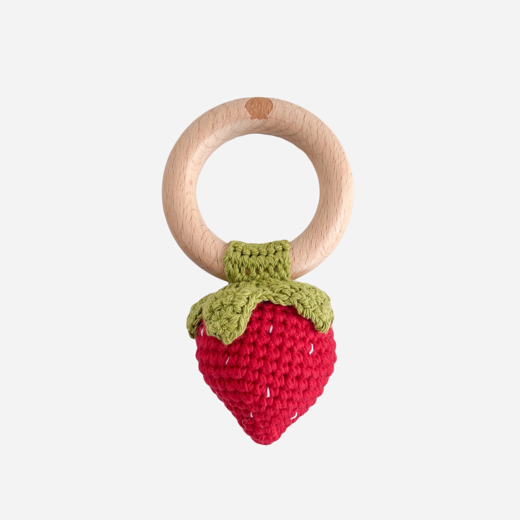 Baby Strawberry Teether
