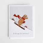 Ski Greeting Card