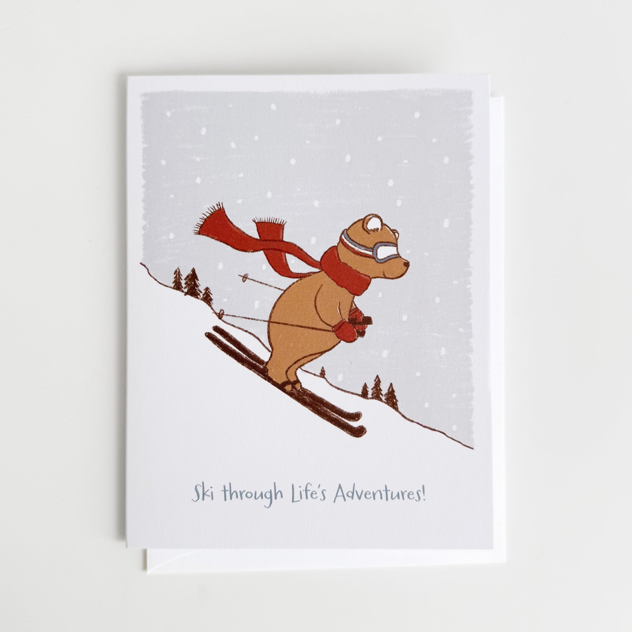Ski Greeting Card