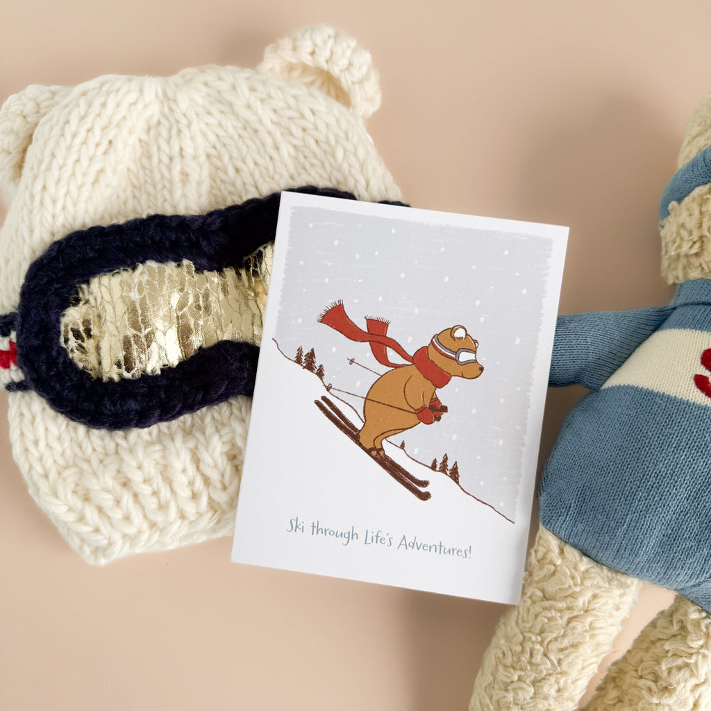 Ski Greeting Card
