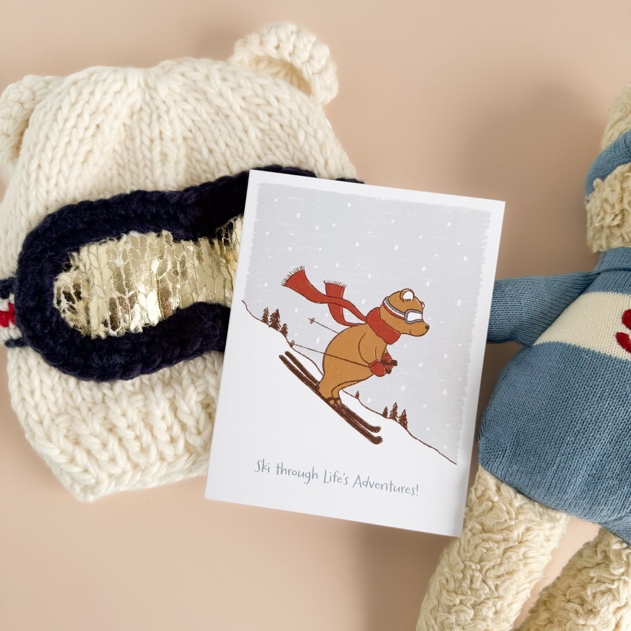 Ski Greeting Card