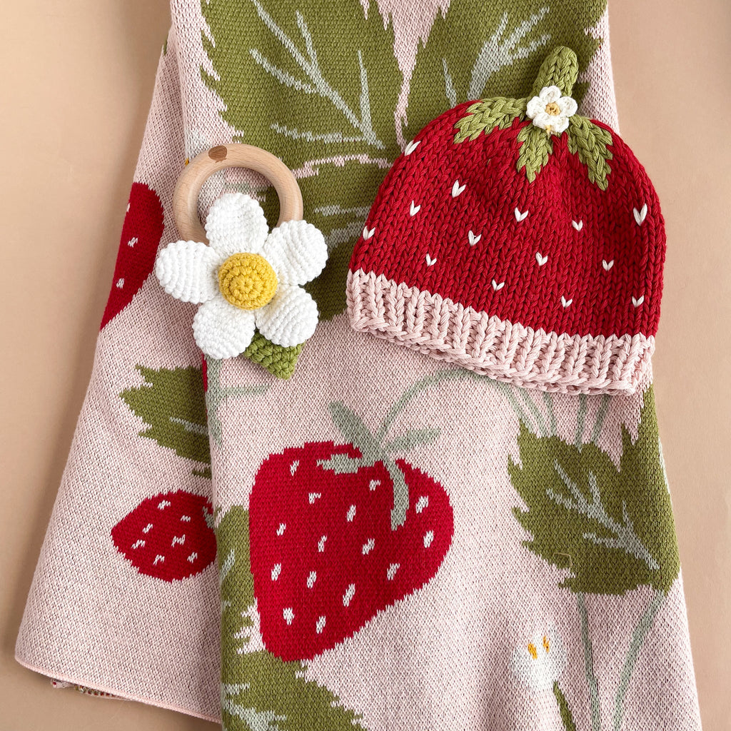 Strawberry Bunny Blanket