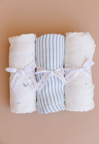Nautical Muslin Swaddle